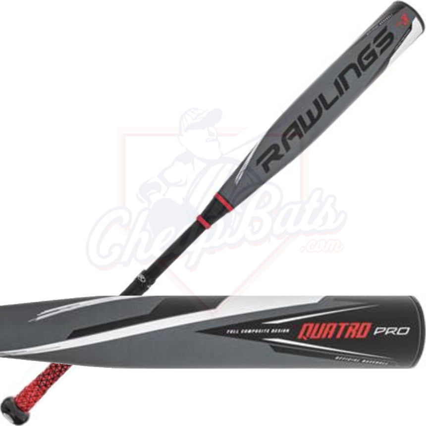 CLOSEOUT 2022 Rawlings Quatro Pro BBCOR Baseball Bat -3oz BB2Q3