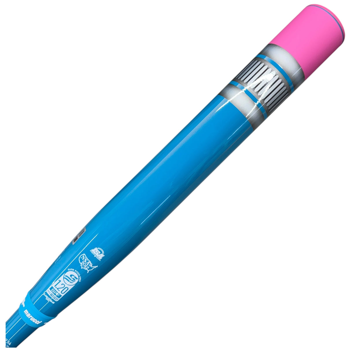Marucci Blue Pencil USSSA Slowpitch Softball Bat 12.75" Barrel 2 Piece End Loaded MSPNP2LU