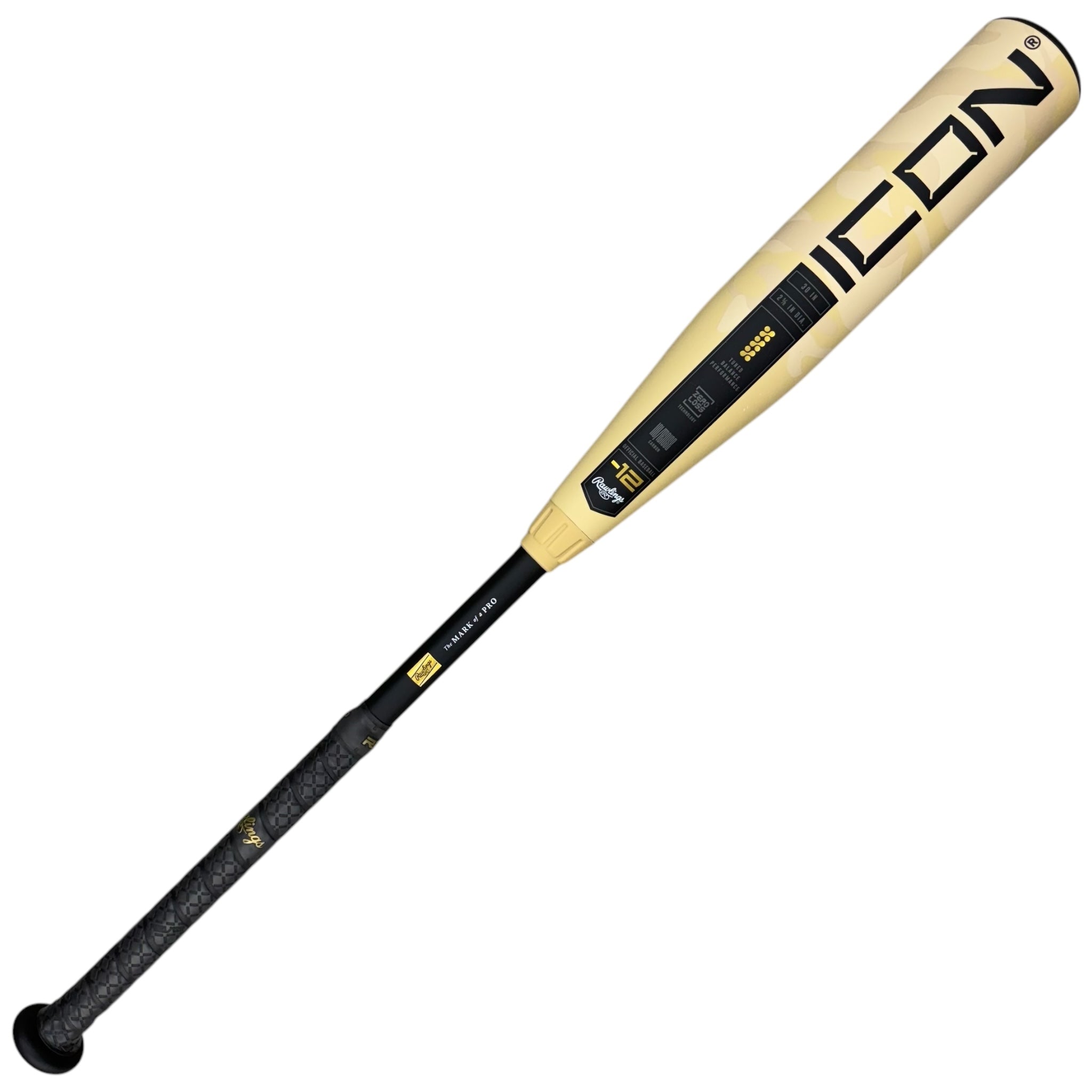 2025 Rawlings Icon Youth USA Baseball Bat -12oz RUS5I12