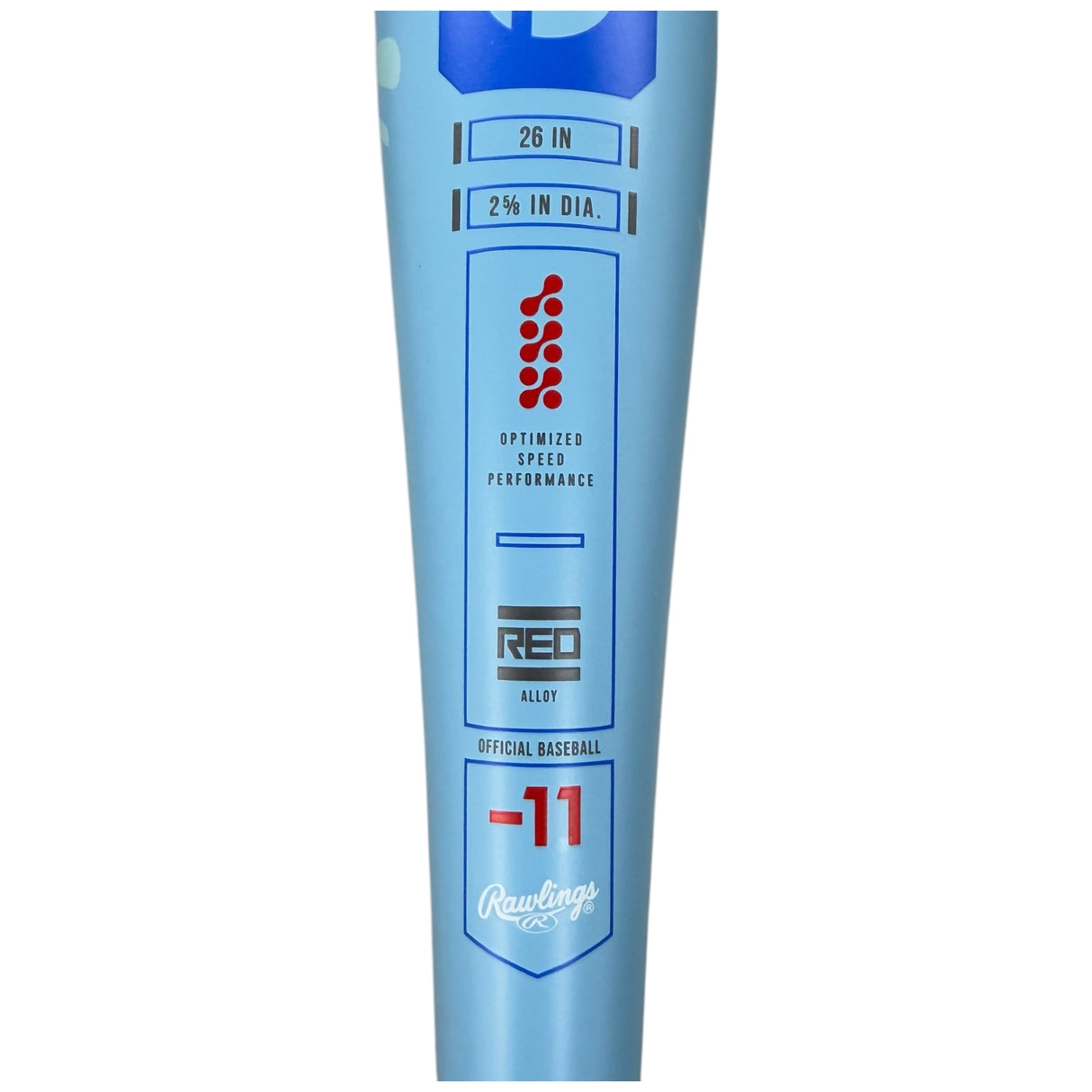 2025 Rawlings Clout Junior Big Barrel USSSA Baseball Bat -11oz RJB5C11