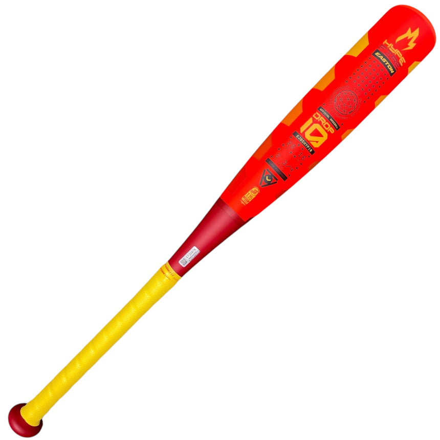 2025 Easton Hype Fire Junior Big Barrel USSSA Baseball Bat -10oz EJB5HYP10