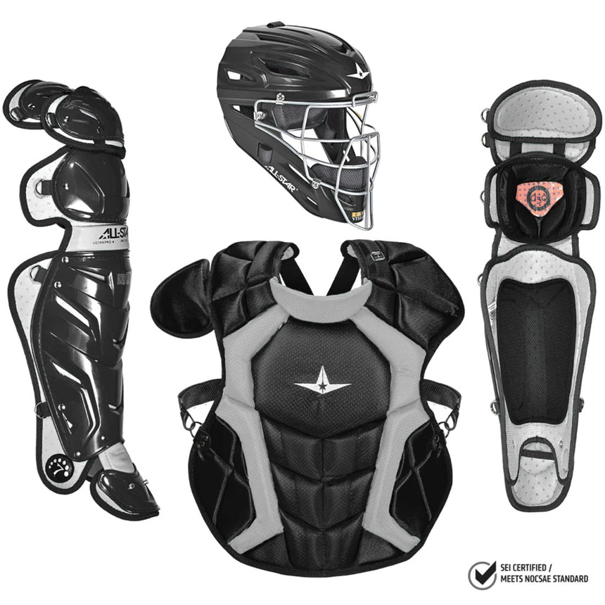 All Star S7 Adult Catcher's Gear Set CKCCPRO1-BK