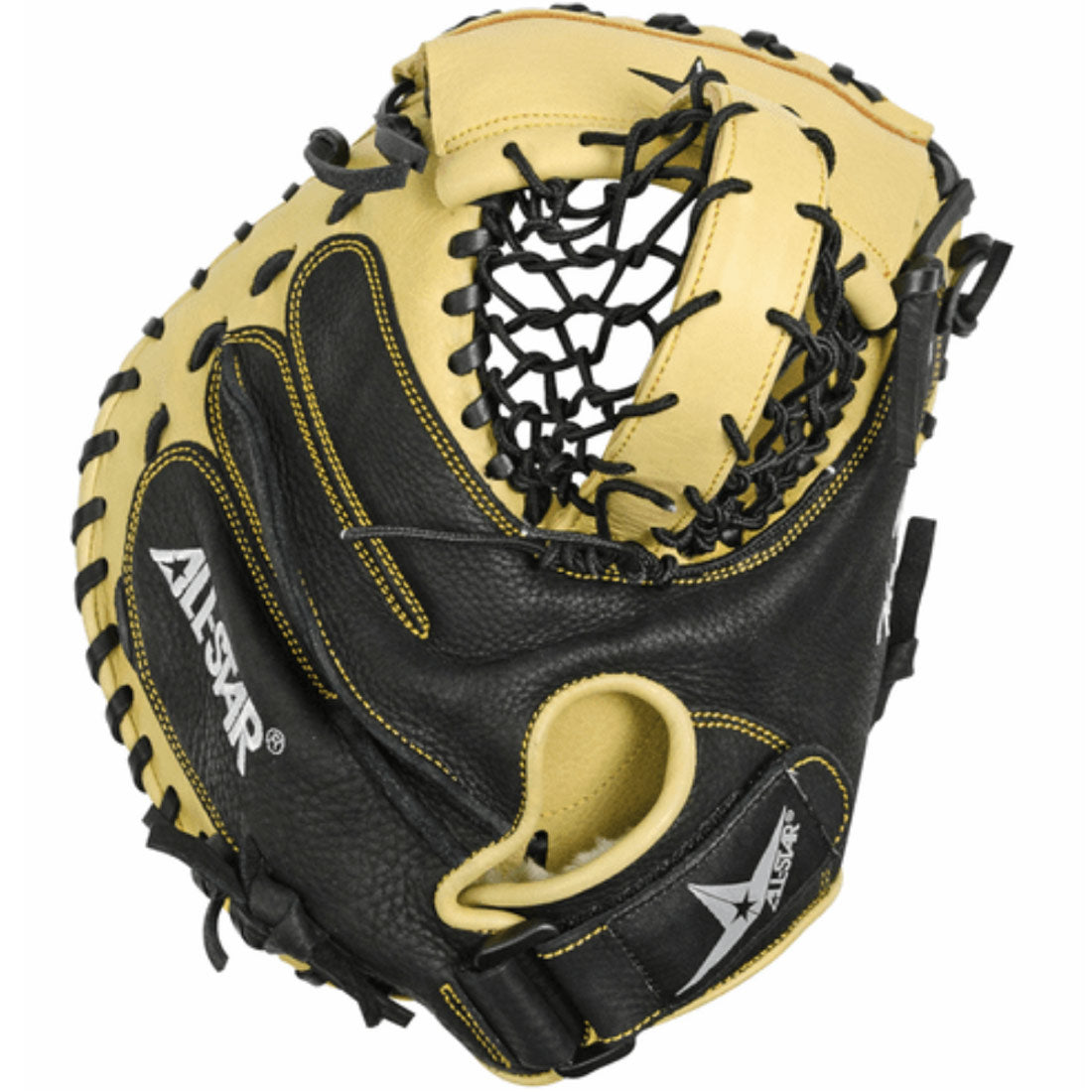 All Star The Keyhole Baseball Catcher's Training Mitt 35" CM4000TM