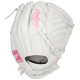 Rawlings Liberty Advanced ColorSync Series Fastpitch Softball Glove White/Pink 12" RLA120-3WP