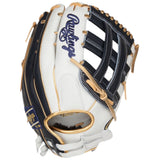 Rawlings Liberty Advanced Fastpitch Softball Glove White/Navy/Gold 12.75" RLA1275SB-6WNG