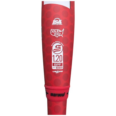 Marucci Red Chocolate Crush USSSA Slowpitch Softball Bat Loaded 12" Barrel MSPCCR2BHU