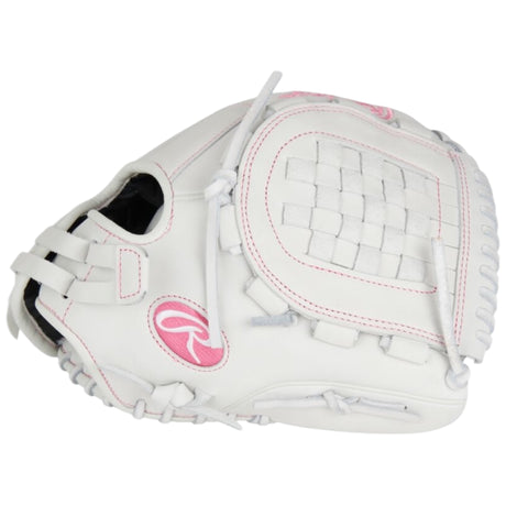 Rawlings Liberty Advanced ColorSync Series Fastpitch Softball Glove White/Pink 12" RLA120-3WP