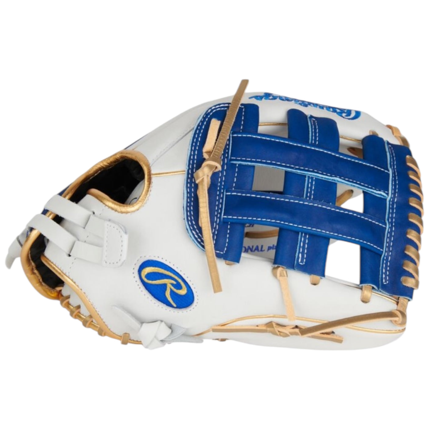 Rawlings Liberty Advanced Fastpitch Softball Glove White/Royal/Gold 12.75" RLA1275SB-6WRG