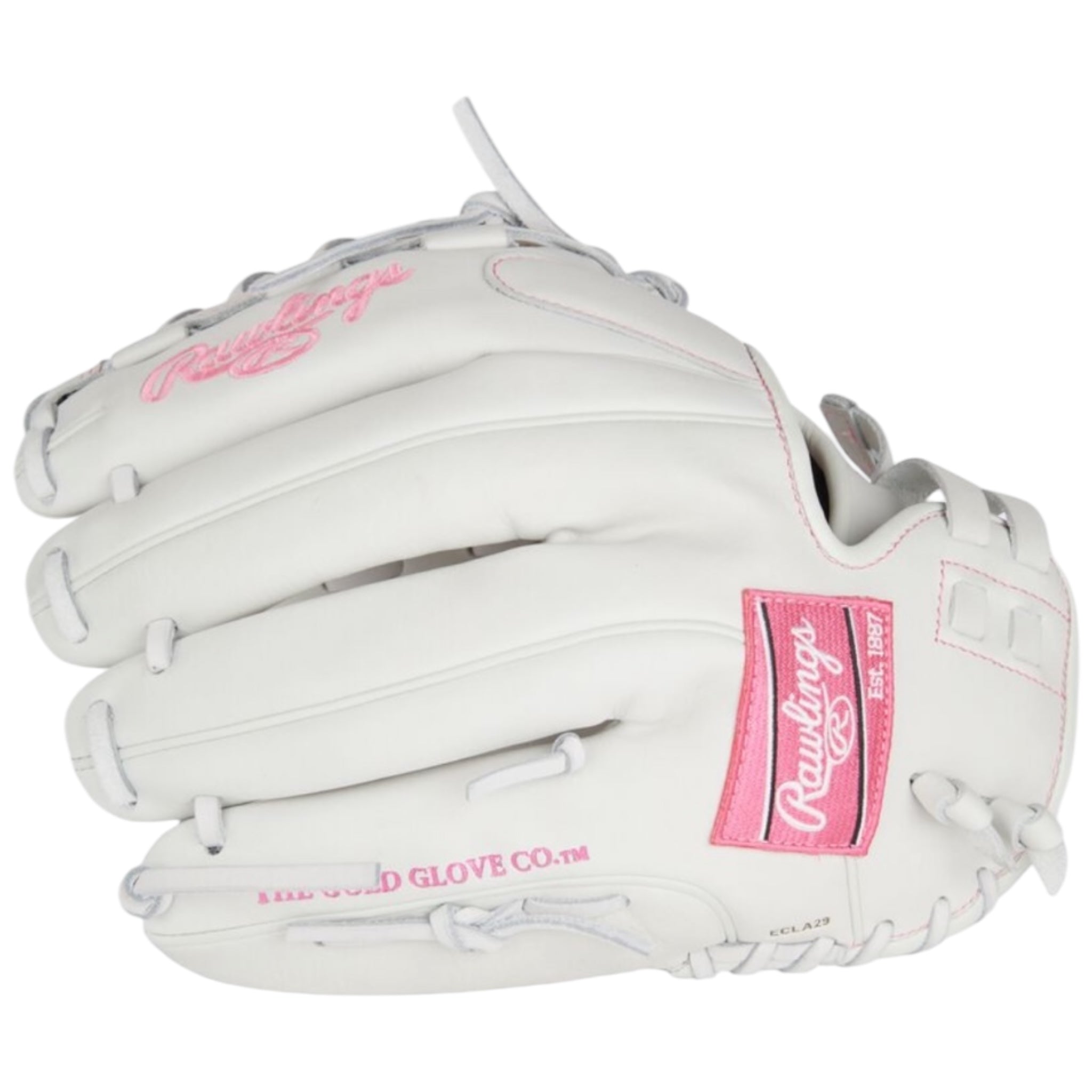 Rawlings Liberty Advanced Fastpitch Softball Glove White/Pink 12.5