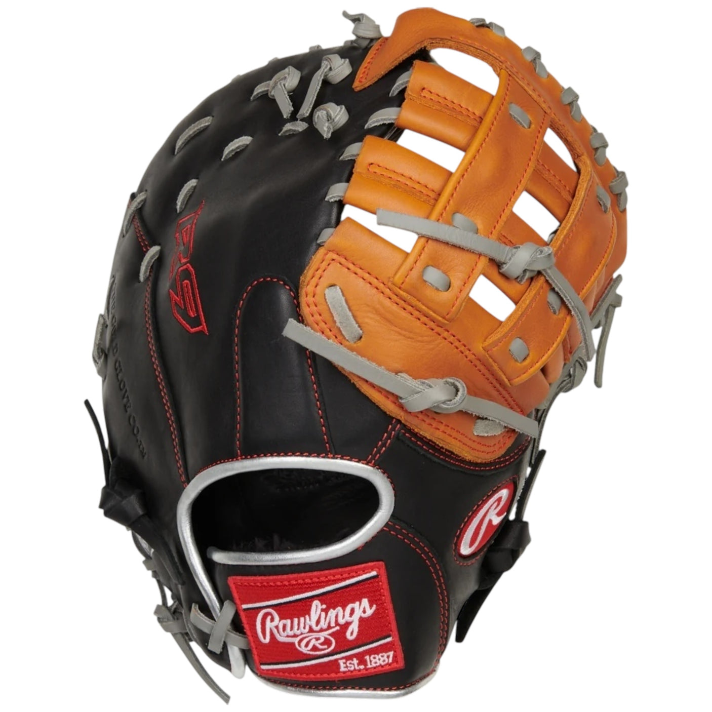 Rawlings R9 Contour Baseball First Base Mitt 12" R9FMU-17BT