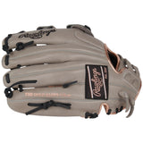 Rawlings R9 Countour Fit Fastpitch Softball Glove Gray/Rose-Gold 12" R9SB120U-6GB