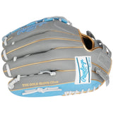 Rawlings Liberty Advanced ColorSync 4 Series Fastpitch Softball Glove Gray/Carolina/Gold 12" RLA120-3GCG