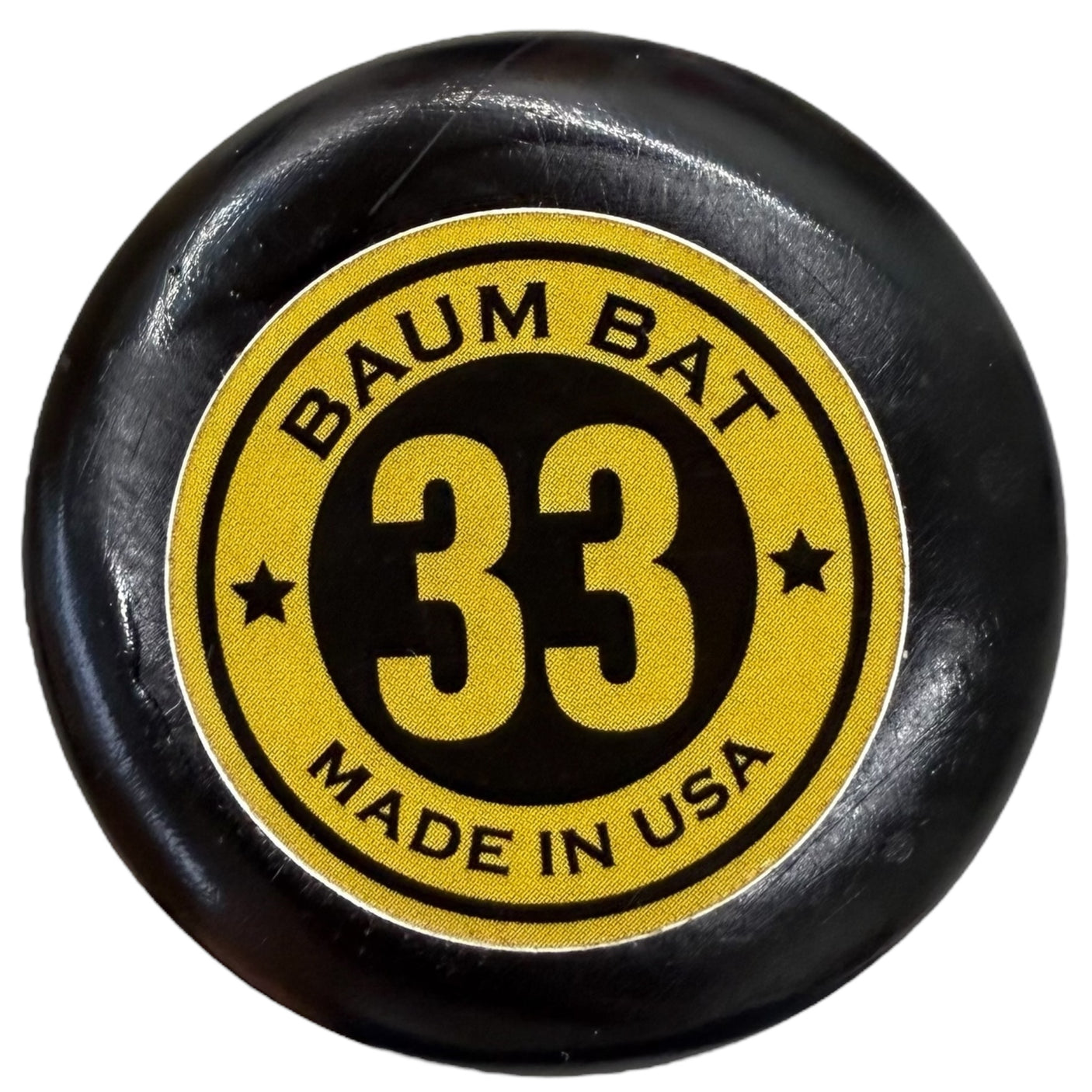 Baum Bat Gold Stock Baseball Bat Flared Handle BBMFGSTOCKPRO-BK