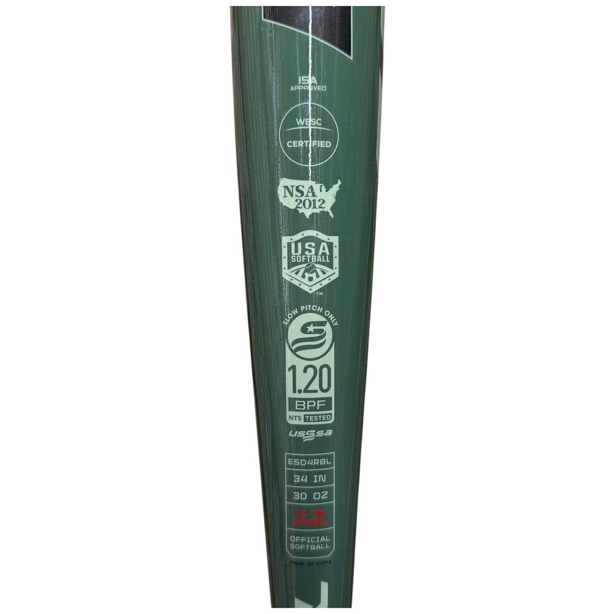 Easton Rebel Slowpitch Softball Bat USA USSSA End Loaded ESD4RBL