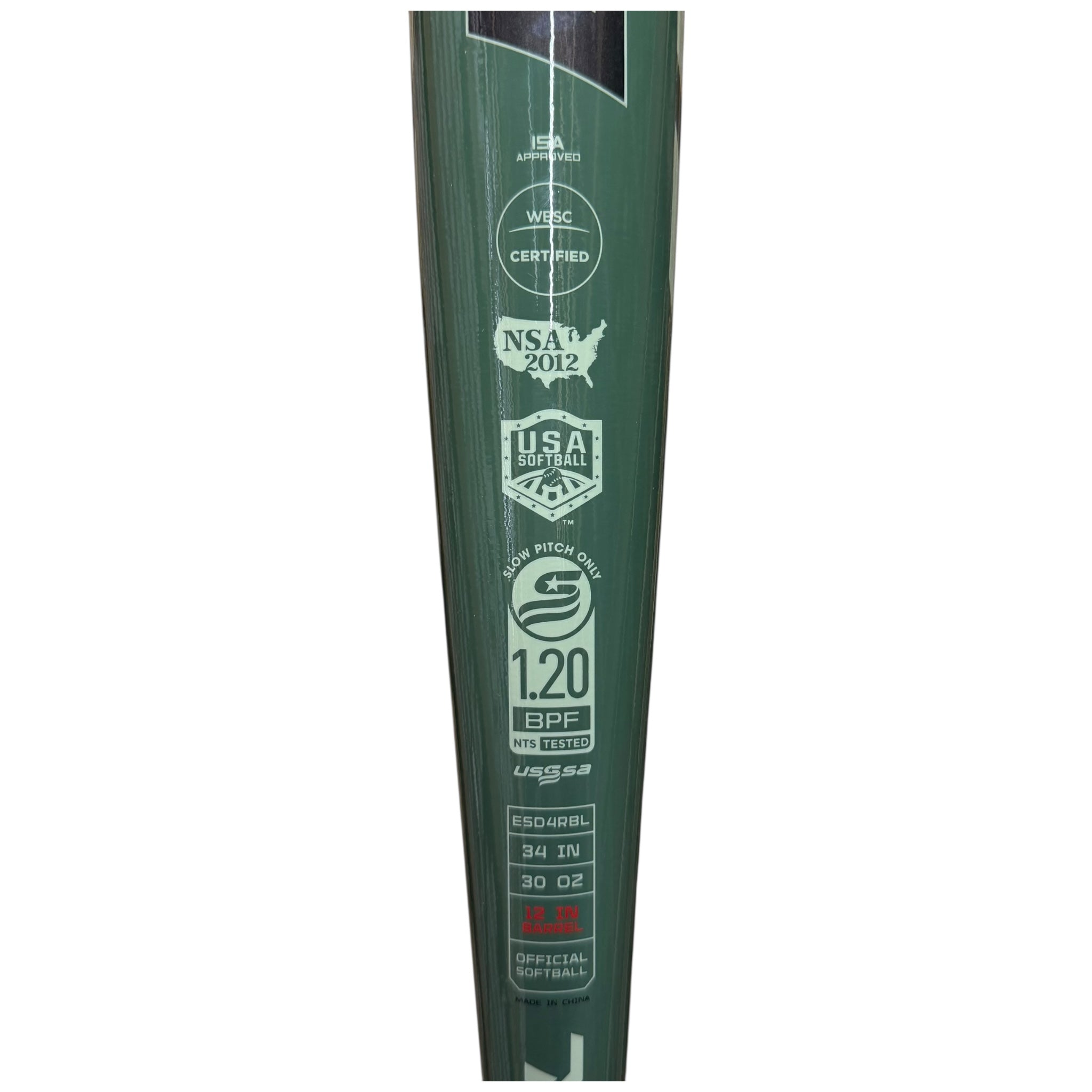 Easton Rebel Slowpitch Softball Bat USA USSSA End Loaded ESD4RBL