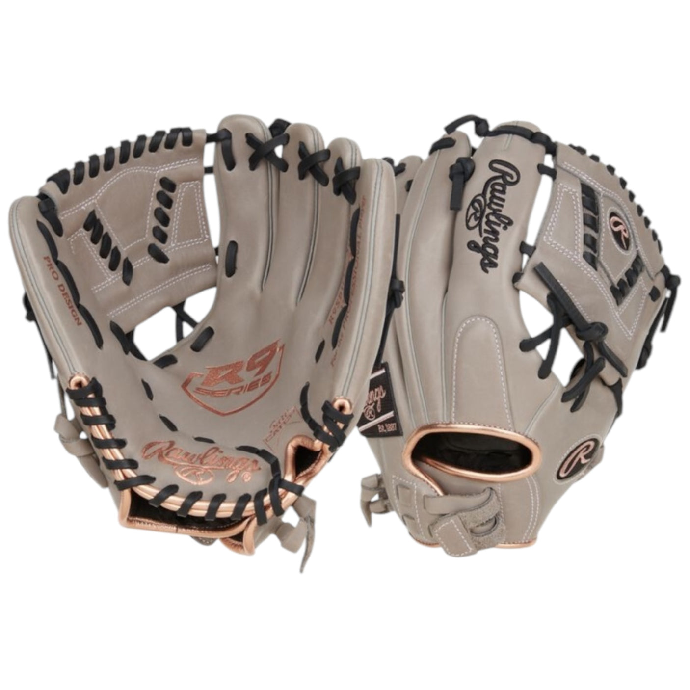 Rawlings R9 CountoUR Fit Fastpitch Softball Glove 11.5" R9SB115U-31GB