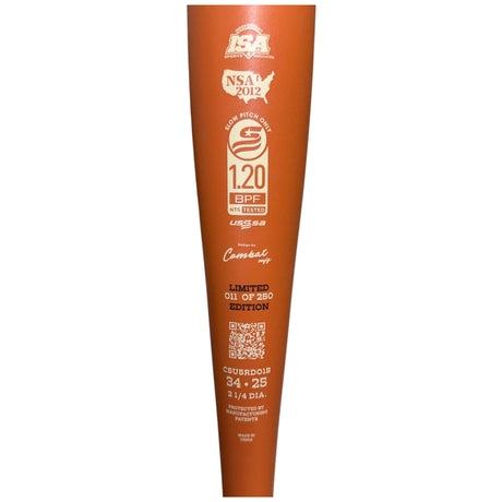 Combat Rodeo Slowpitch Softball Bat 13 Inch Balanced USSSA CSU5RDO1B