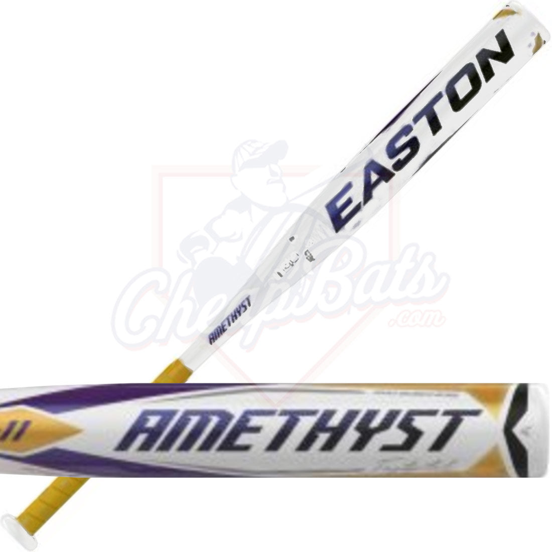 CLOSEOUT Easton Amethyst Fastpitch Softball Bat -11oz FP22AMY