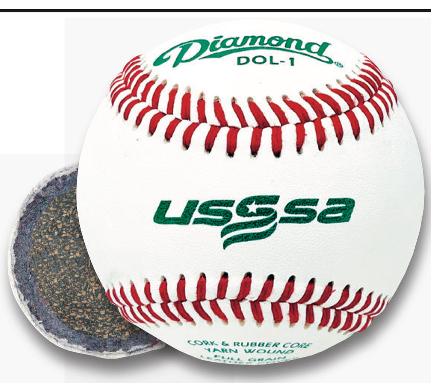 Diamond DOL-1 USSSA Game Baseball (1 Dozen)