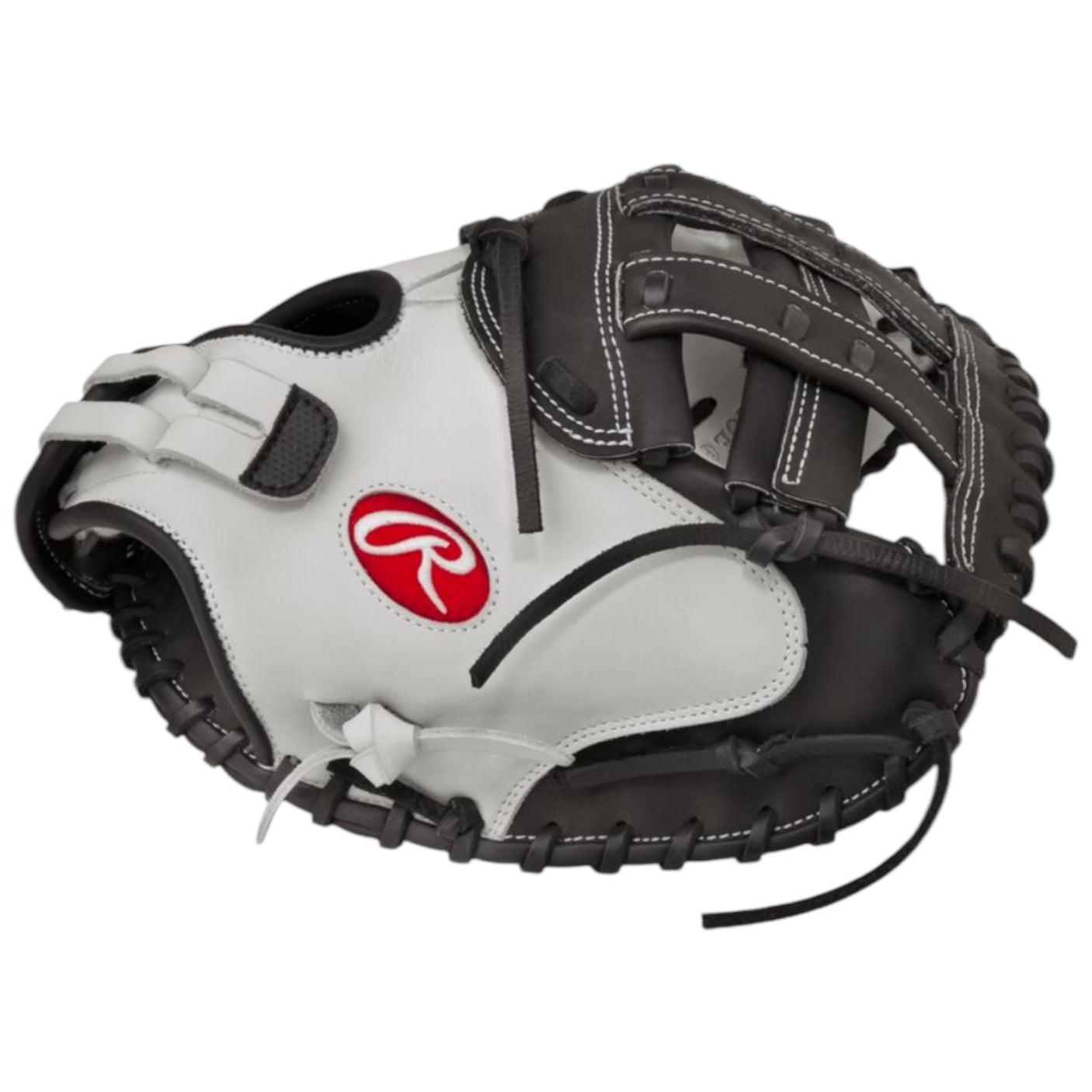 Rawlings Liberty Advanced Fastpitch Softball Catcher's Mitt White/Black 33" RLACM33