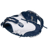 Rawlings Liberty Advanced Fastpitch Softball Catcher's Mitt 33" White/Navy RLACM33FPWN