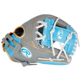 Rawlings Liberty Advanced Fastpitch Softball Glove Gray/Columbia Blue 11.75" RLA715-2GCB