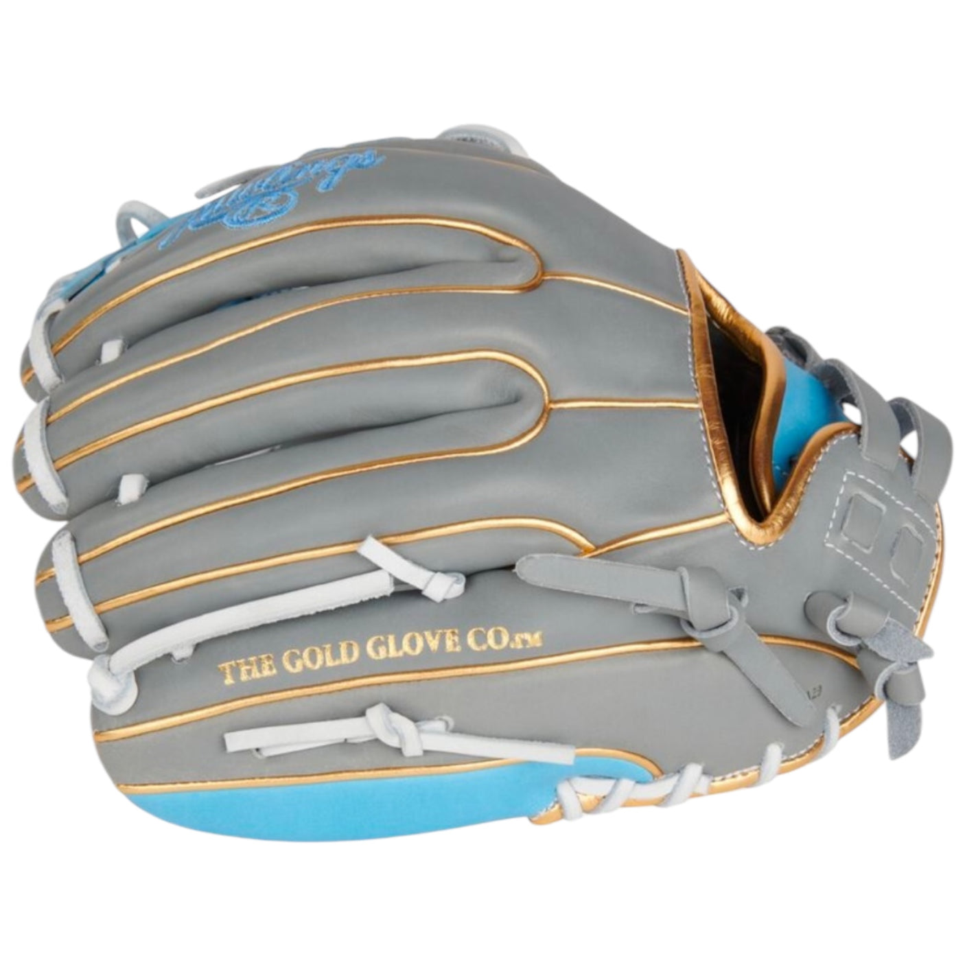 Rawlings Liberty Advanced Fastpitch Softball Glove Gray/Columbia Blue 11.75" RLA715-2GCB