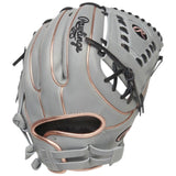 Rawlings Liberty Advanced Fastpitch Softball Glove 11.75" Gray/Rose Gold RLA715SB-31RG