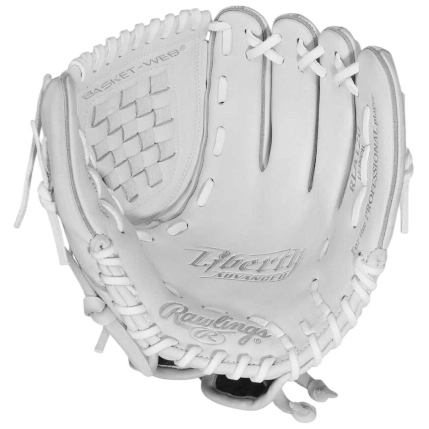 Rawlings Liberty Advanced Fastpitch Softball Glove White 12" RLA120