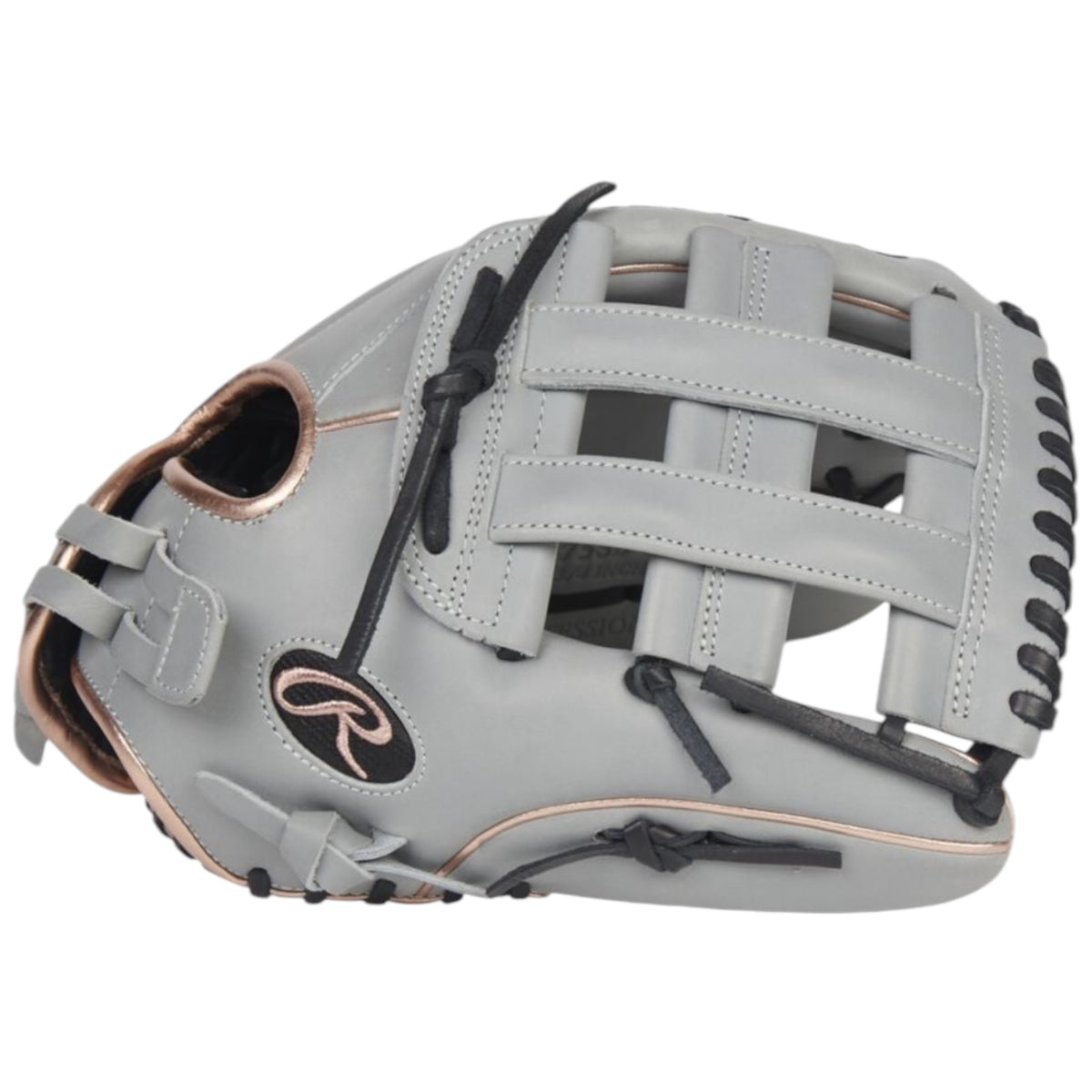 Rawlings Liberty Advanced Fastpitch Softball Glove Gray/Rose/Gold 12.7