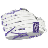 Rawlings Liberty Advanced Fastpitch Softball Glove White/Purple/Gray 12.75" RLA1275SB-6WPG