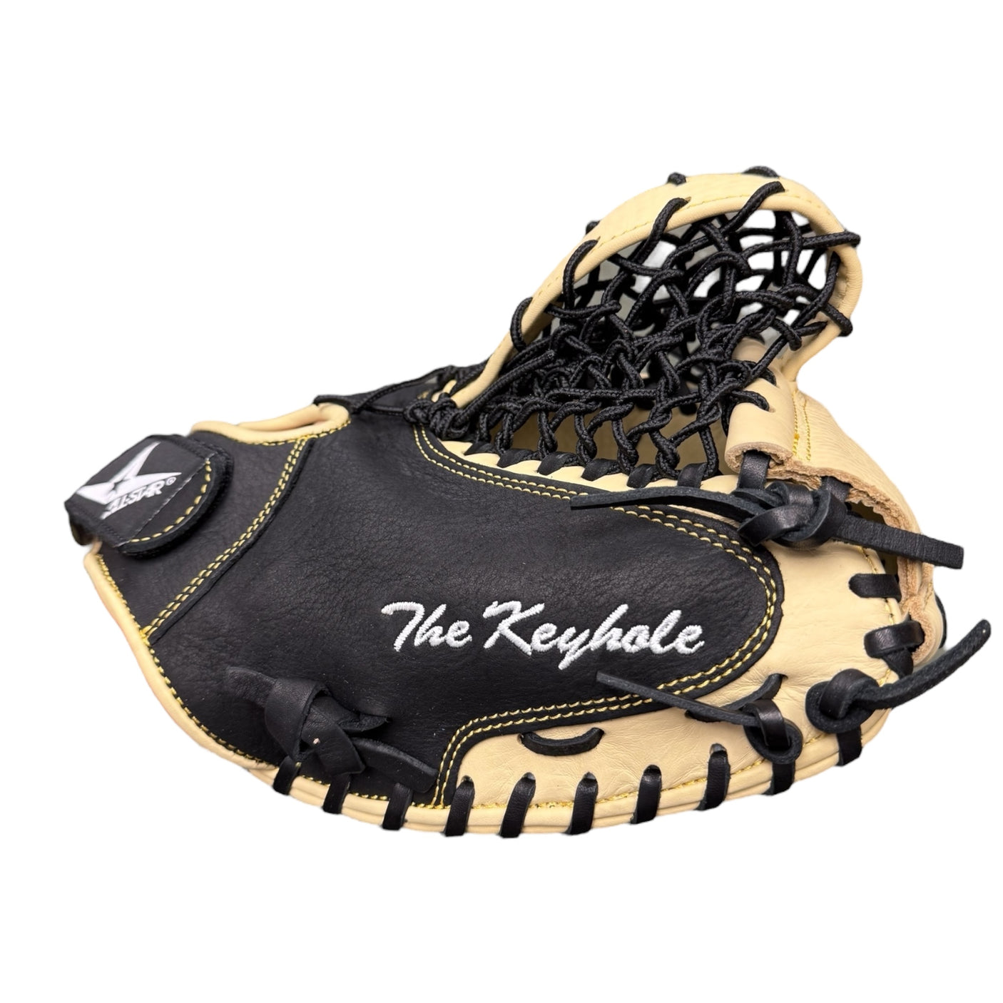 All Star The Keyhole Baseball Catcher's Training Mitt 35" CM4000TM