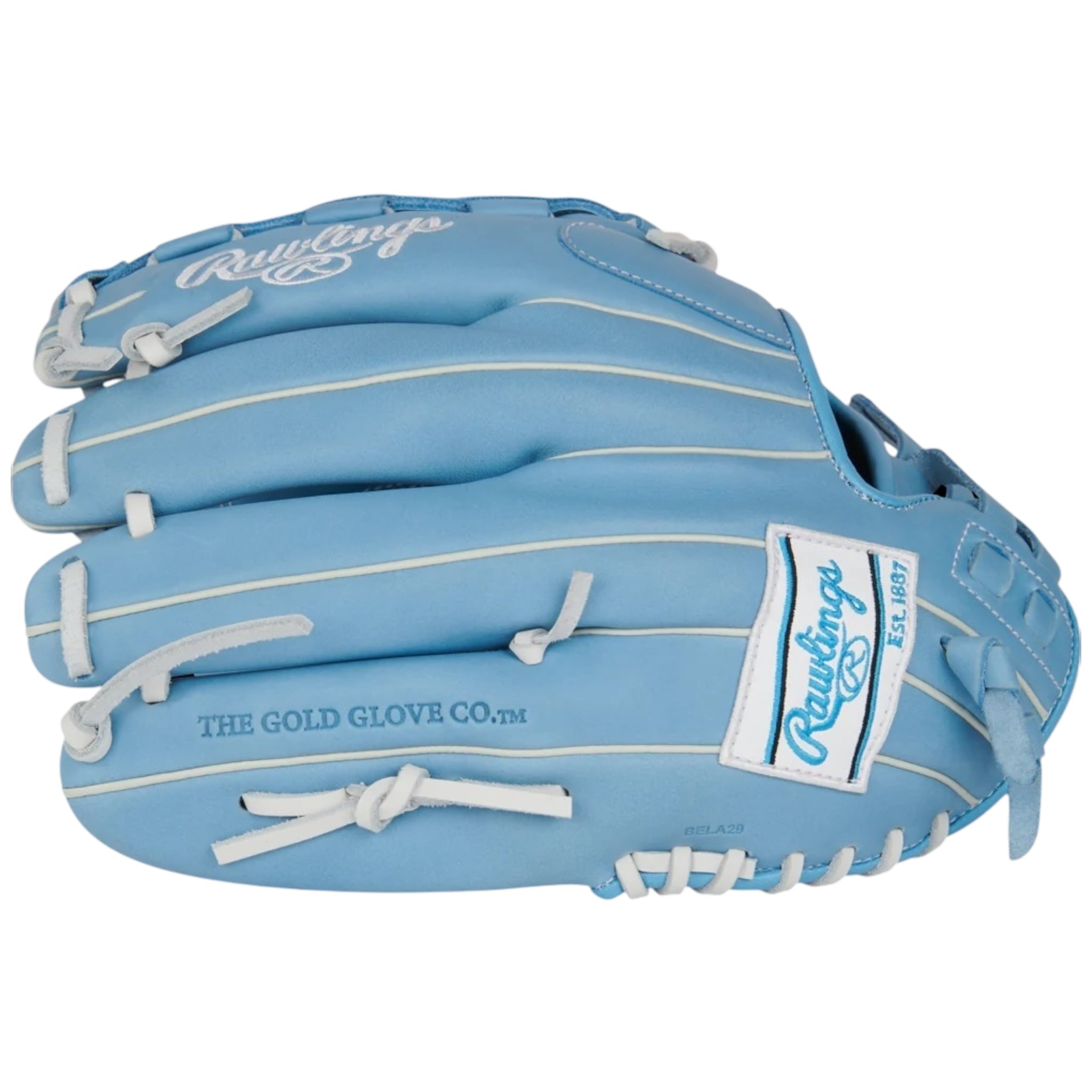 Rawlings R9 Fastpitch Softball Glove Carolina Blue 12.5