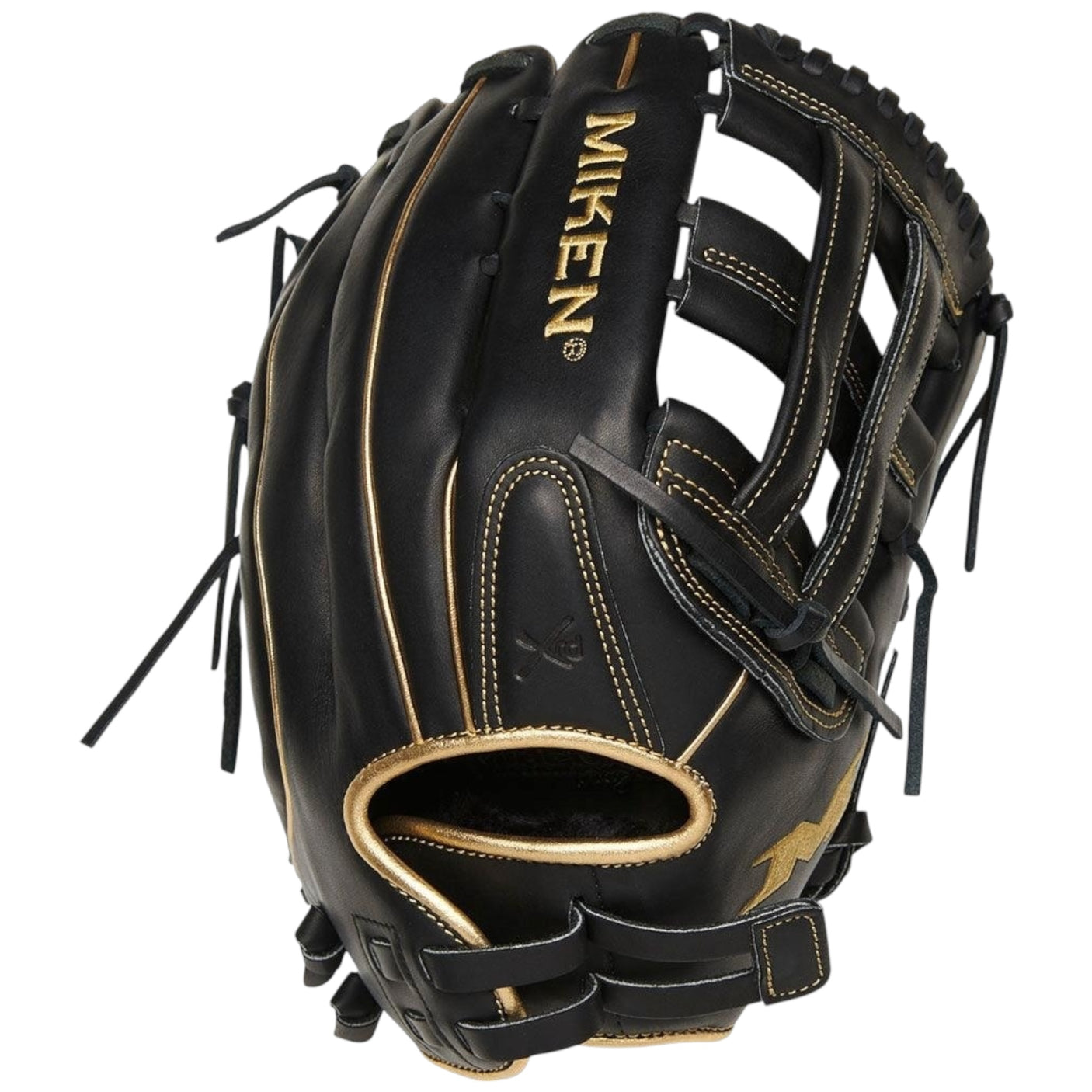 Miken Black Gold Pro Series Slowpitch Softball Glove 13.5" PRO135-BG