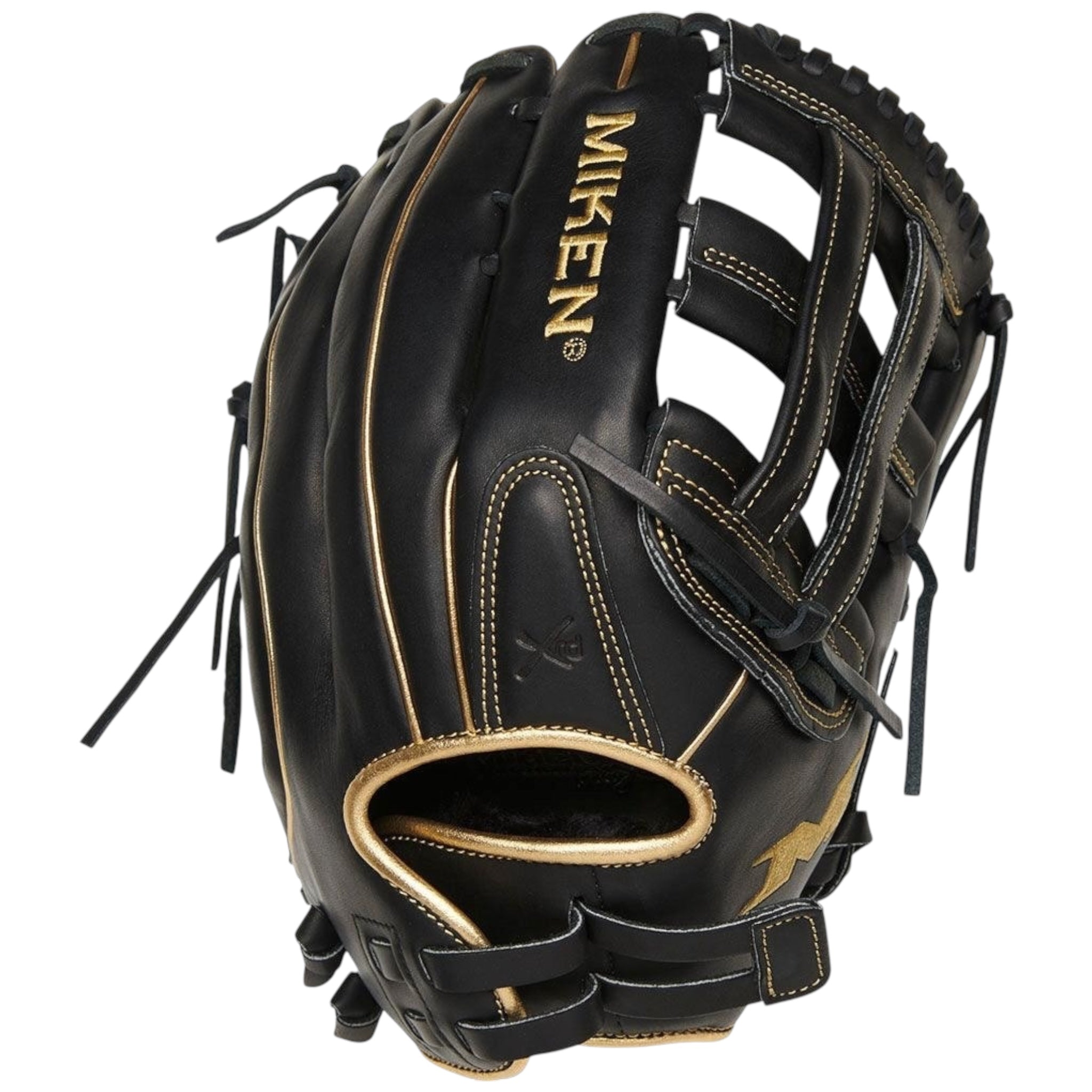 Miken Black Gold Pro Series Slowpitch Softball Glove 13.5