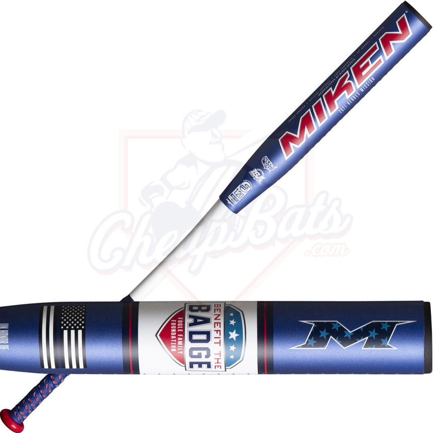 CLOSEOUT Miken "Benefit the Badge" Slowpitch Softball Bat Maxload USSSA MBDGEU