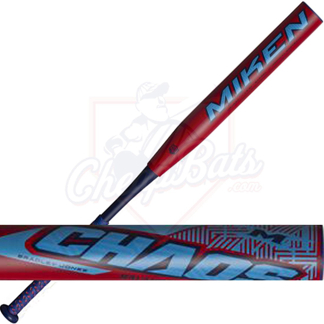 CLOSEOUT 2022 Miken Chaos Bradley Jones Slowpitch Softball Bat Balanced ASA USA MBJ22A