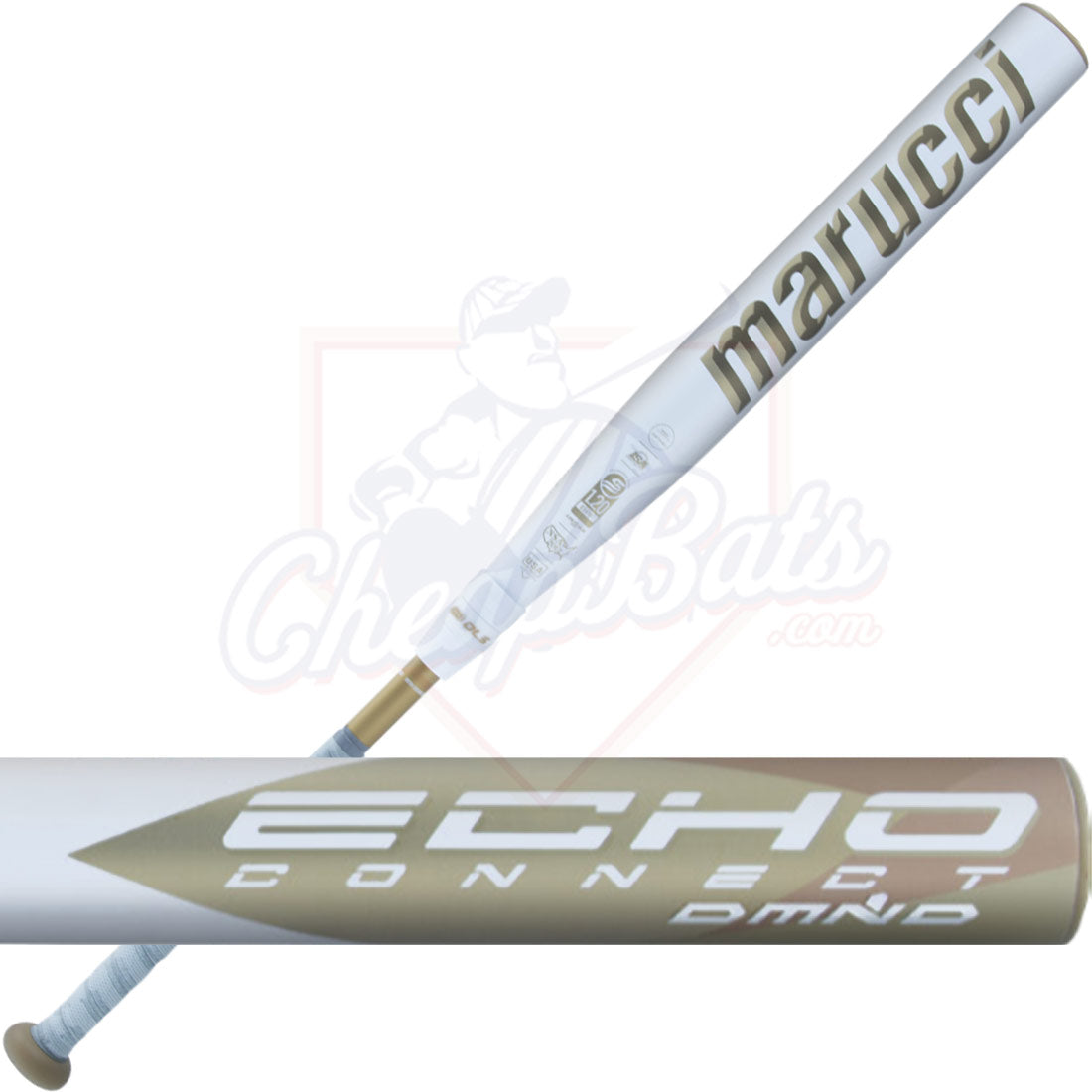 CLOSEOUT Marucci Echo Connect Diamond Fastpitch Softball Bat -8oz MFPECD8