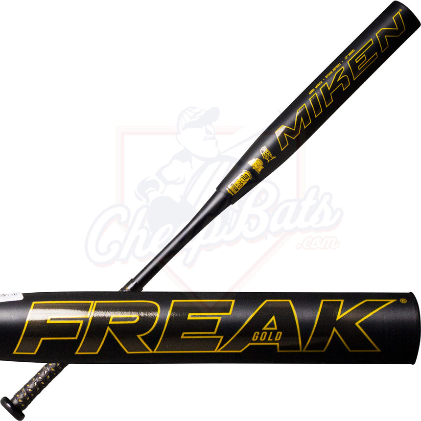 CLOSEOUT 2022 Miken Freak Gold Slowpitch Softball Bat Maxload USSSA MGD21U