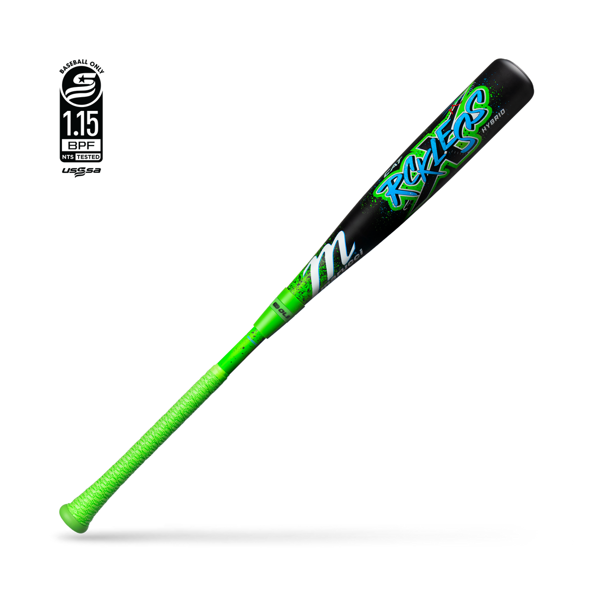 Marucci Cat X RCKLESS Hybrid Youth USSSA Baseball Bat -8oz MSBCRH8