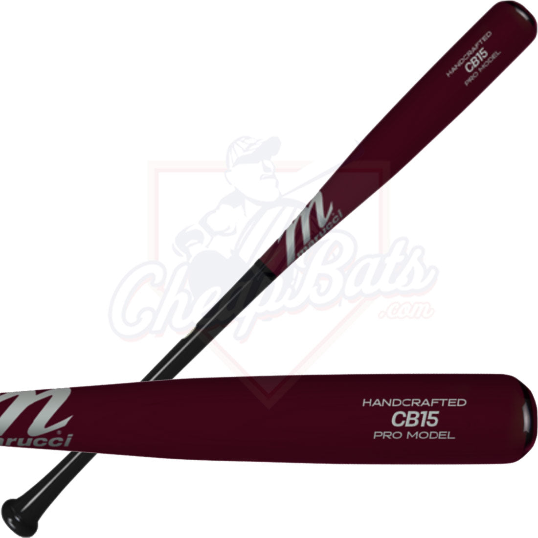 Marucci Torpedo CB15 Pro Maple Wood Baseball Bat Tar/Fog MVE5CB15T