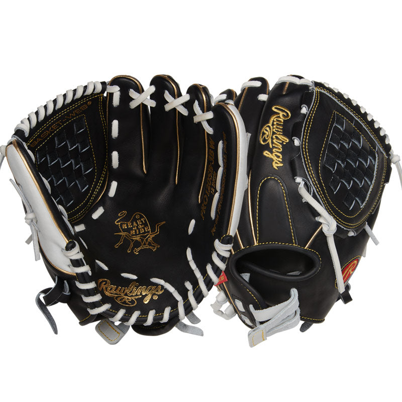 CLOSEOUT Rawlings Heart of the Hide Fastpitch Softball Glove 12" PRO120SB-3BW