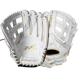 Miken White Gold Pro Series Slowpitch Softball Glove 13.5" PRO135-WG