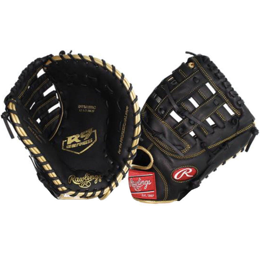 Rawlings R9 Series Baseball First Base Mitt 12.5" R9FM18BG