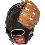 Rawlings R9 Contour Baseball First Base Mitt 12" R9FMU-17BT