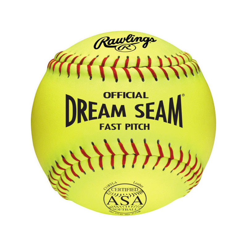 CLOSEOUT Rawlings Dream Seam Fastpitch Softball ASA 11" (1 Dozen) C11RYLA