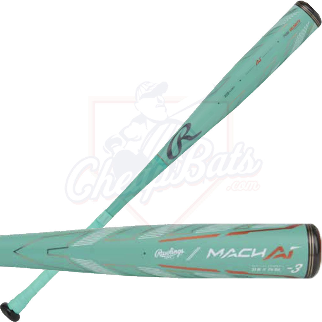 CLOSEOUT 2024 Rawlings Mach AI BBCOR Baseball Bat -3oz RBB4MC3