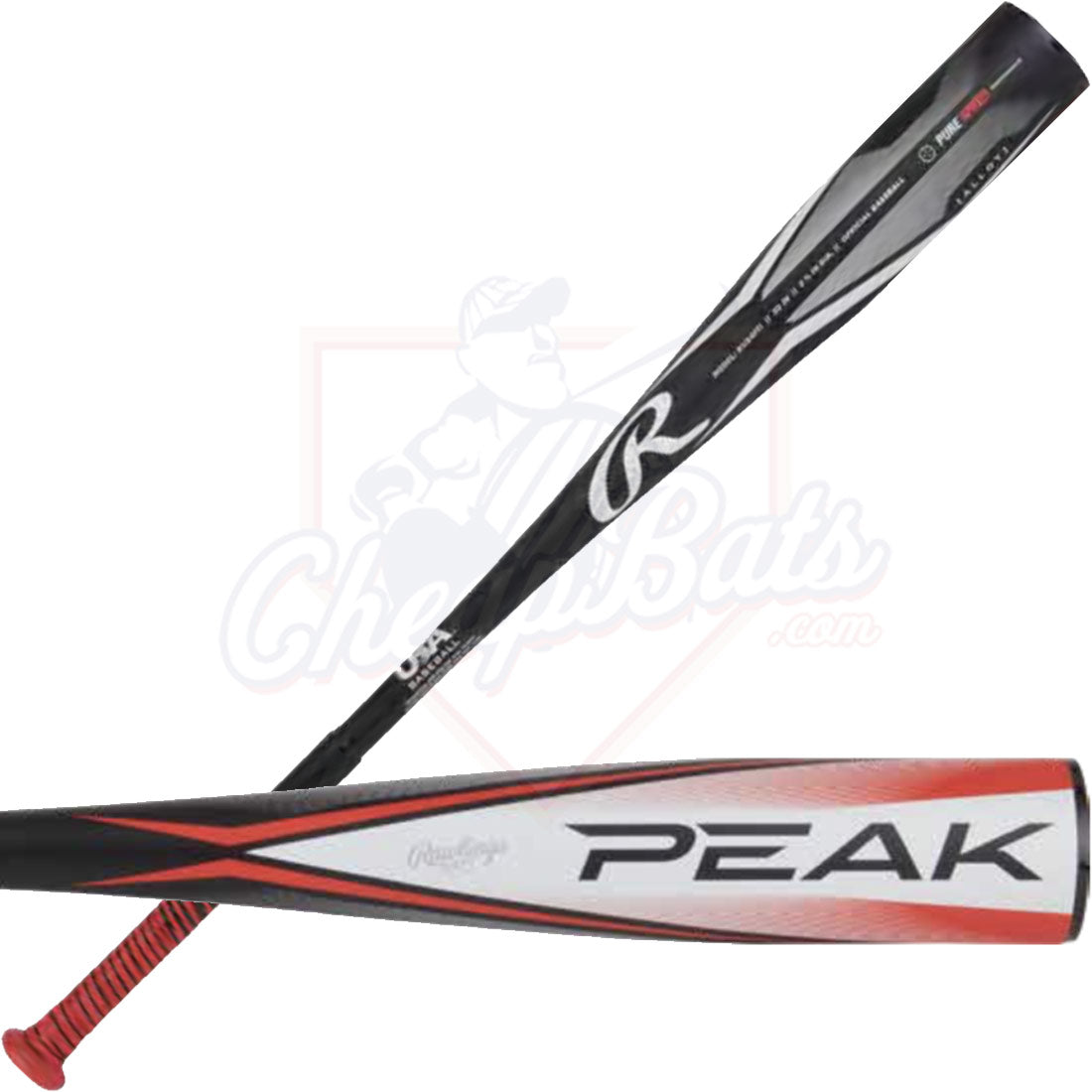 CLOSEOUT 2024 Rawlings Peak Youth USA Baseball Bat -10oz RUS4P10