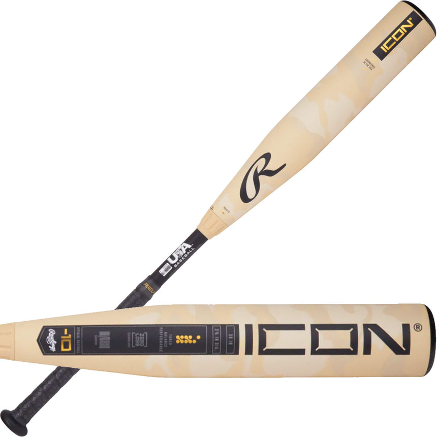 2025 Rawlings Icon Youth USA Baseball Bat -10oz RUS5I10