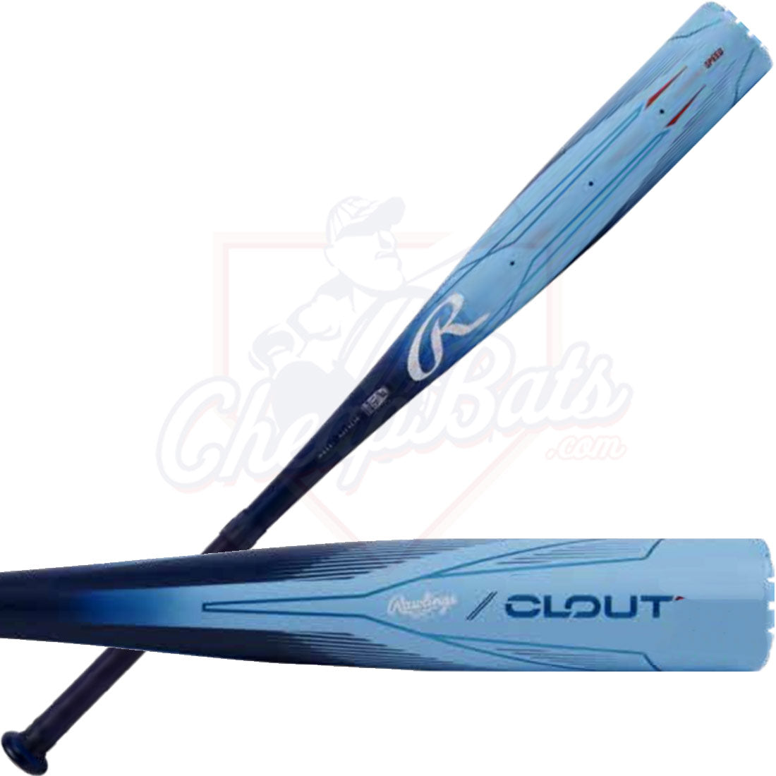 Rawlings Clout Youth USSSA Baseball Bat -8oz RUT4C8